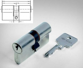 Cisa Standart L90 40*50 gold кл/кл цилиндр Италия